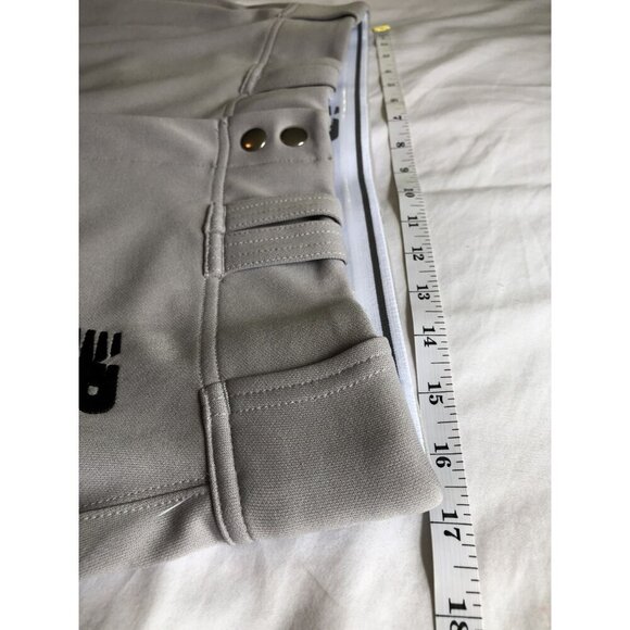 New Balance Men's Solid Full Length Baseball Pants L Gray Fast Dry Moisture Wick - Picture 8 of 10